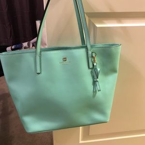 Large Baby Blue Tote